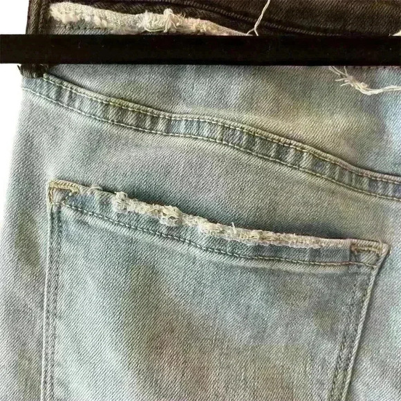 Vervet Women's Ankle Skinny Fit Distressed Denim Jeans Size 28 Blue - Picture 5 of 12